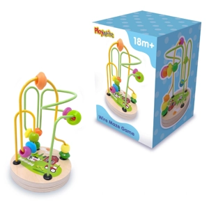 6 x Wooden Wire Maze Games