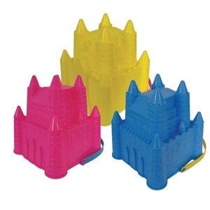 24 x Fairy Tale Castle Beach Buckets 18cm
