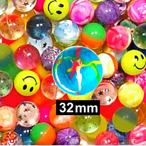 100 x Bouncy Balls 32mm