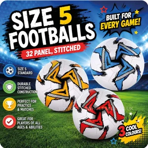 12 x Footballs - Size 5