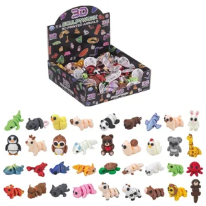 72 x 3D Printed Animal Fidget Toys