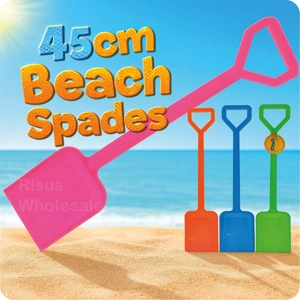 10 x Plastic Beach Spades 45cm