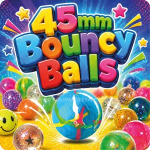 50 x 45mm Bouncy Balls