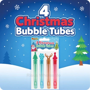 48 x Christmas Bubble Tubes 4pk