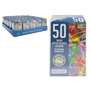 30 x Multi-Colour 50 LED Fairy Lights