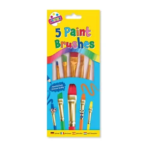 12 x Assorted Paint Brushes 5pk