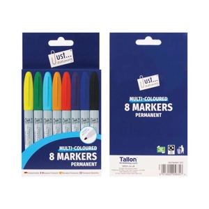 12 x Neon Permanent Markers 8pk