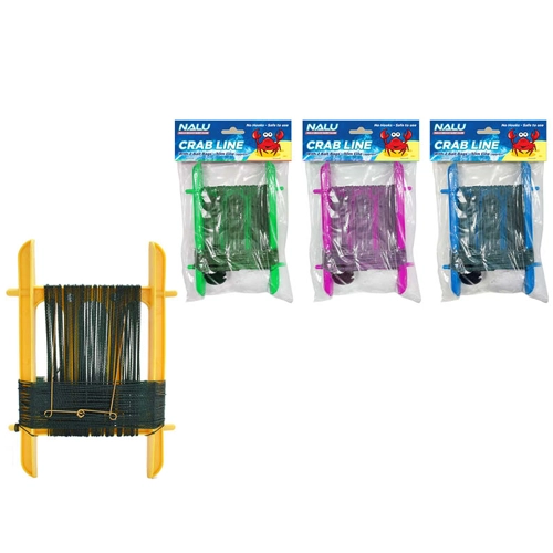 12 x Crab Fishing Line With Bait Bag 8"