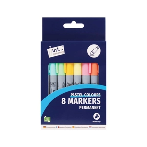 12 x Pastel Permanent Markers 8pk