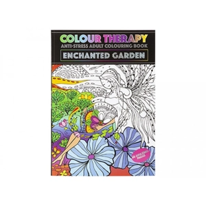 24 x Colour Therapy Adult Colouring Books - Enchanted Garden