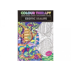 24 x Colour Therapy Adult Colouring Books - Exotic Sealife