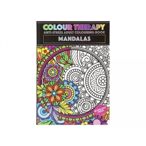 24 x Colour Therapy Adult Colouring Books - Mandalas