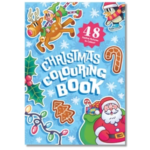 12 x Christmas A4 Colouring Books