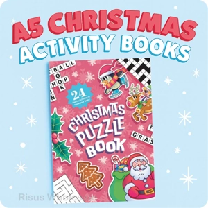 24 x Christmas A5 Puzzle Books