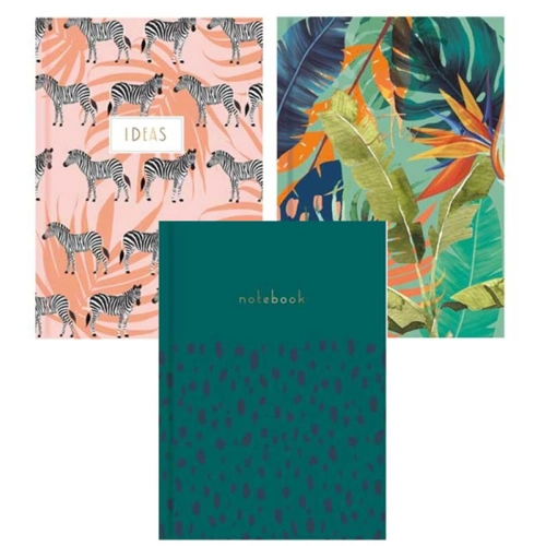 12 x A5 Copper Foil Hardback Notebooks