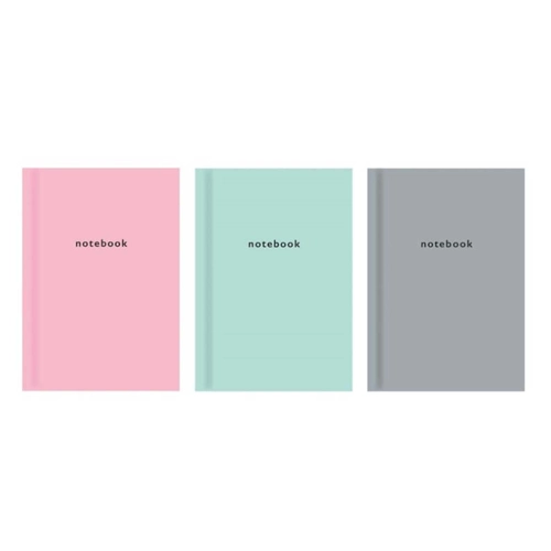 6 x Pastel A5 Hardback Notebooks