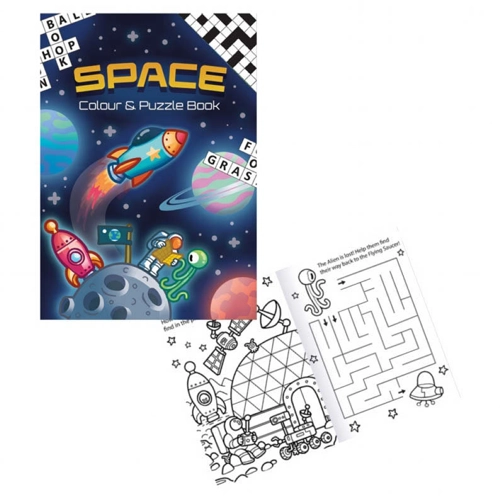 24 x Space A6 Colour & Puzzle Books