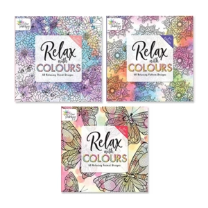 12 x Adult Colour Therapy Books Series 3