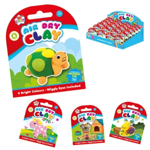24 x Air Dry Clay Animal Kits