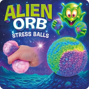 12 x Alien Orb Stress Balls