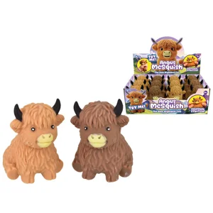 12 x Angus Mcsquish Highland Cows 9cm