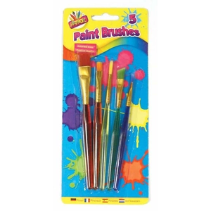 12 x Assorted Paint Brushes 5pk