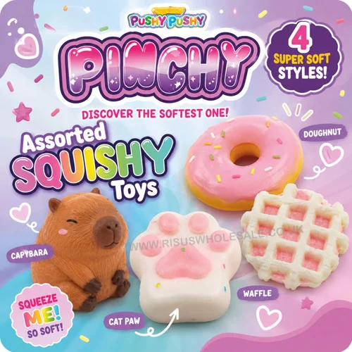 12 x Assorted Squishy Toys
