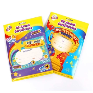 12 x Award Certificates 20pk