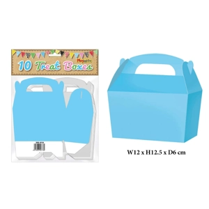 100 Baby Blue Treat Boxes