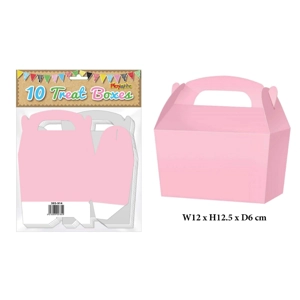 100 Baby Pink Treat Boxes