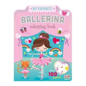 20 x Ballerina Colouring & Sticker Books