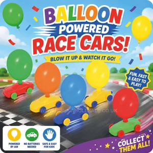 24 x Balloon Race Cars