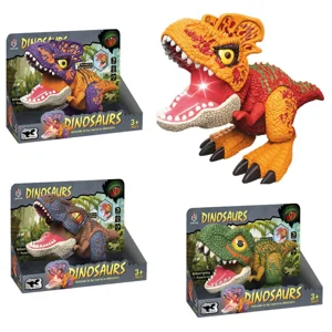 6 x Battery Operated Light & Sound Dinosaurs