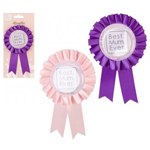 12 x Best Mum Ever Rosettes