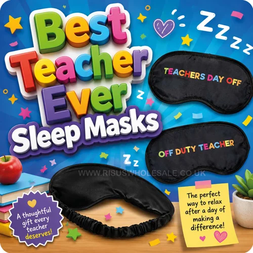 12 x Best Teacher Ever Sleep Masks