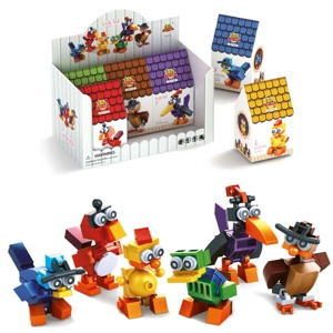 6 x Bird Building Brick Kits