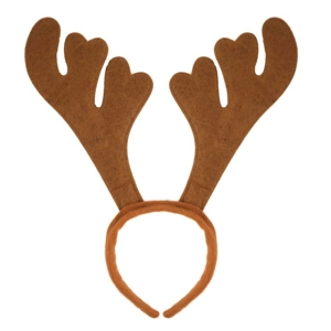 12 x Brown Reindeer Antlers