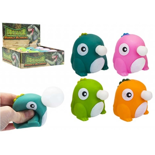 12 x Bubble Blowing Dinosaurs