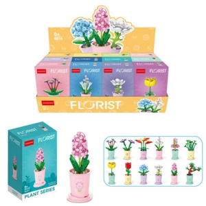 12 x Flower Building Brick Kits