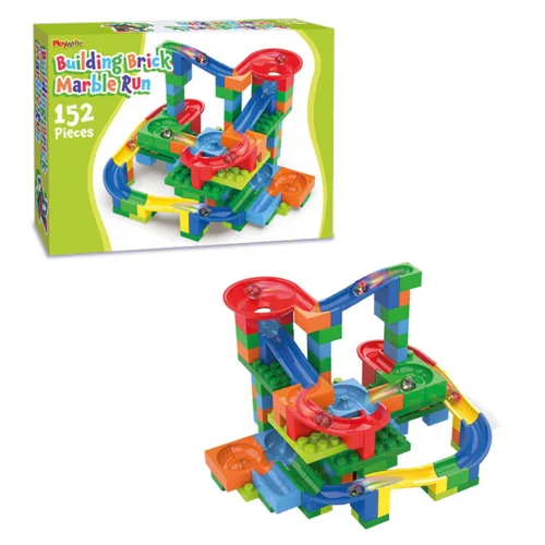 8 x Building Brick Marble Run 152pcs
