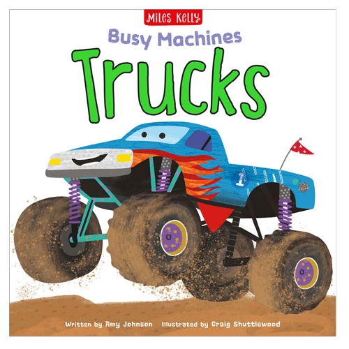 10 x Busy Machines Books - Trucks