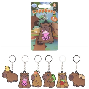 48 x Capybara Keyrings
