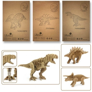 12 x Eco Card Dinosaur Skeleton Kits