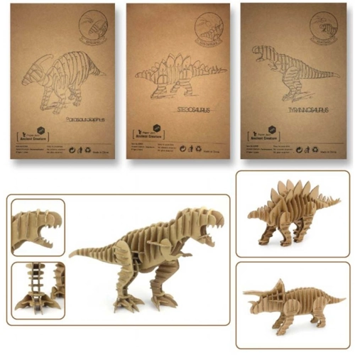 12 x Eco Card Dinosaur Skeleton Kits