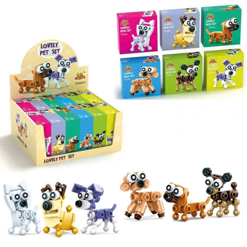 12 x Pet Building Brick Kits