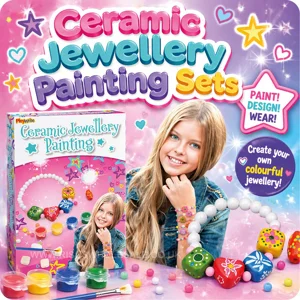6 x Paint Your Own Ceramic Jewellery