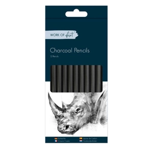 12 x Charcoal Artist Pencils 12pk