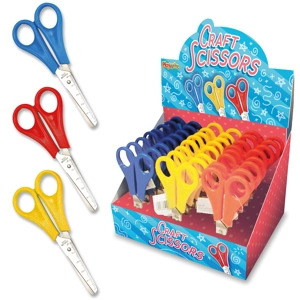 24 x Childrens Metal Craft Scissors