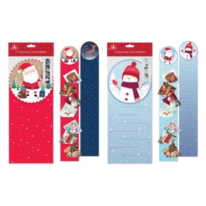 12 x Christmas Card Holders 2pk
