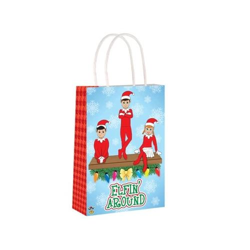 24 x Elfin' Around Christmas Gift Bags